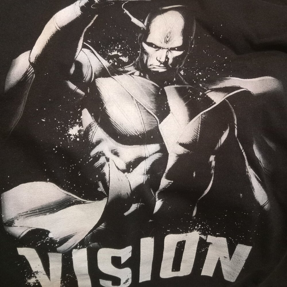 MARVEL Vision Graphic Print T-Shirt 2XL